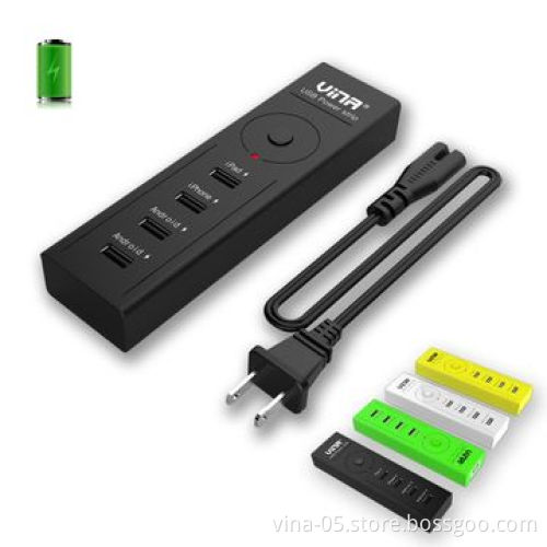 4-port smart USB charger